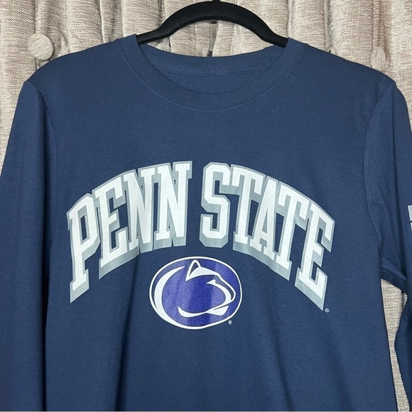 NWT Fanatics Penn State Logo Long Sleeve Tee Shirt Size Small - Picture 3 of 12